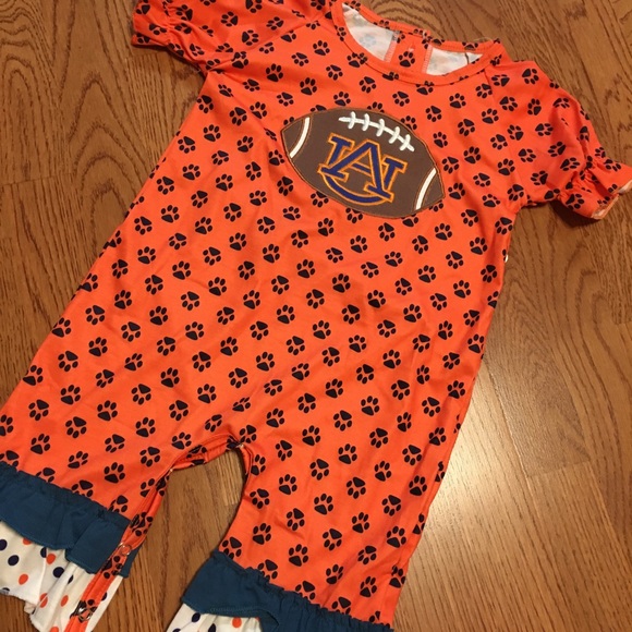 JamieGrace Boutique Other - 🆕🦅 Auburn Girl Romper 🦅